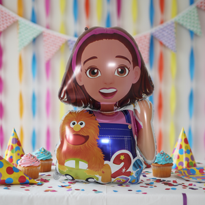 Globo de dibujos animados estilo <span class=keywords><strong>profesora</strong></span> Rachel para educación temprana <span class=keywords><strong>infantil</strong></span> transfronteriza, modelo CY-S0063 CY-814-1, ideal para el Día de Año Nuevo - Product Image 4