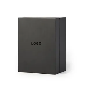 도매 사용자 정의 로고 럭셔리 나무 블랙 선물 나무 상자 보석 상자 포장 선물