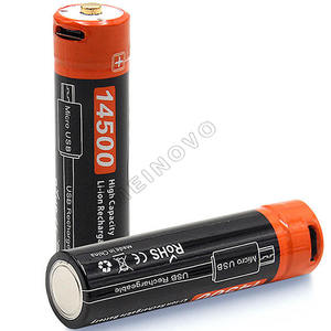 卸売価格 Meinovo 充電式ソリッドステート <span class=keywords><strong>14500</strong></span> バッテリー 3.7V 900mAh USB-Cポート付き 800サイクル - Product Image 3