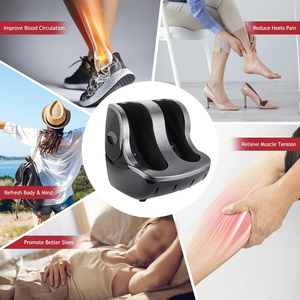 Máquina eléctrica para pies Shiatsu, vibración de calentamiento de piernas, 80W, potencia, Material Abs, compresión de aire, masajeador de pies con vibración - Product Image 4