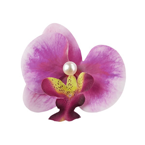 Horquilla de pico de pato a la moda de estilo americano europeo para niños, flequillo de 5cm, Flor de huevo lateral de plástico, pinzas para el cabello fragmentadas - Product Image 3