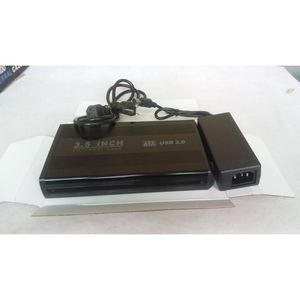 Caja de disco duro externo de 3,5 pulgadas SATA USB 2.0 de plástico para uso en escritorio - Product Image 1