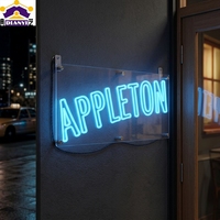 Enseignes LED « Wonderful Life », enseignes néon lumineuses, boîte lumineuse décorative pour garage, mur de bar, facile à suspendre, pour affichage en magasin d'accessoires automobiles