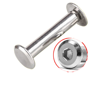 Vis à tête plate en acier inoxydable 304, femelle, avec embout hexagonal inversé, vis à tête hexagonale, rivet autobloquant M2- - Product Image 1