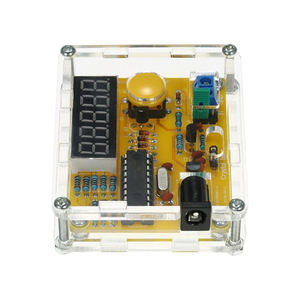 Contador de frecuencia de oscilador de cristal de 1Hz-50MHz, medidor de frecuencia de pantalla de 5 dígitos con carcasa, Kits de bricolaje - Product Image 3