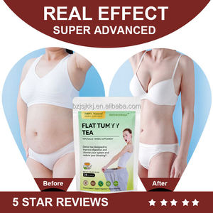 OEM ODM en iyi bitkisel brülör düz göbek çay 28 gün detoks ince çin bitkisel yeşil yağ yakma kilo kontrolü çay kaybetmek - Product Image 2