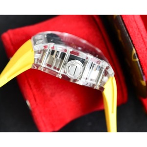 Nuevo Reloj Mecánico para Hombre con Correa de Goma y Cristal de Zafiro, Estilo Popular, Reserva de Energía, 24 mm, Alta Gama, para Uso Casual - Product Image 4