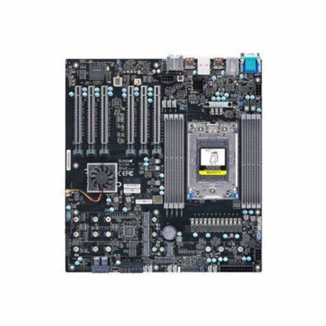 Motherboard M12SWA-TF Workstation Motherboard Installed with AMD Ryzen Threadripper PRO 5975WX CPU 32-Core/64-Thread Processor
