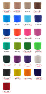 Vendajes cohesivos elásticos no tejidos de 5 cm de ancho, económicos, autoadhesivos, <span class=keywords><strong>para</strong></span> sujeción de calcetines de fútbol - Product Image 6