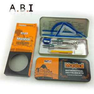 Instrumen matematika sekolah, Set alat tulis kompas matematika untuk anak-anak - Product Image 2