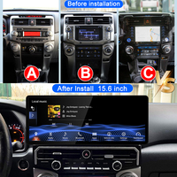STWEI pour Toyota 4 Runner 2010-2022, autoradio multimédia 15,6 pouces, lecteur vidéo DVD, Android 14, Carplay, navigation GPS automatique