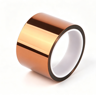 Ruban adhésif antistatique haute température en polyimide PI Kapton pour masquage de soudure de circuits imprimés, film adhésif en silicone PI en rouleau