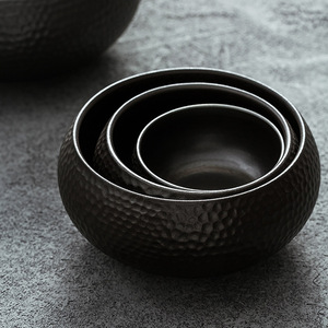 Vente en gros de bols en céramique de style japonais minimaliste, ronds, multi-usages, pour soupes/salades/ramen/nouilles instantanées, pour hôtels - Product Image 2