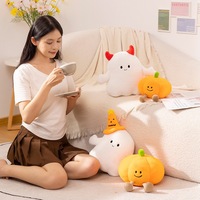 Peluche Halloween Super Mignonne Personnalisable avec Logo, Faible MOQ, en Polyester avec Rembourrage en Coton PP