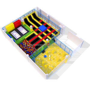 Parque de Trampolines Profesional Personalizado, <span class=keywords><strong>Piscina</strong></span> de Pelotas Suaves, Gimnasio, Entrenamiento de Salto, Equipo de Juegos Interior para Escuelas - Product Image 1