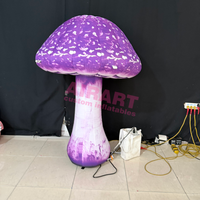 Champignons gonflables géants pour fête sur le thème de la forêt, décoration gonflable en forme de champignon, en promotion