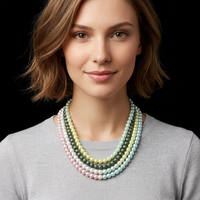 Perlas de Vidrio Macaron con Acabado Mate de 3mm-10mm, Venta al Por Mayor Personalizada, para Fabricación de Joyería, Pedido al Por Mayor, 500 Hilos