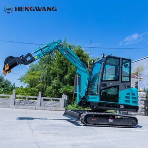 Miniexcavadora Hengwang gratis 3T con nuevo sistema de control Miniexcavadora de cubo a la venta - Product Image 1