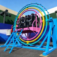 Vente flash Gyroscope Parc d'attractions Bonne qualité Manège Spaceball Gyroscope humain