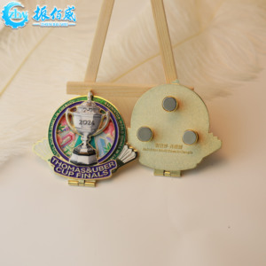 مغناطيسات ثلاجة معدنية حديثة مخصصة بأشكال ثلاثية الأبعاد وطباعة بارزة - Product Image 4