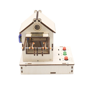 Kit de Experimentos Científicos STEM OKYN-Y2568, Perchero Inteligente Automático para Ropa, Modelo de Ensamblaje de Madera - Product Image 1