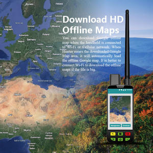 ESEEK 새로운 휴대용 애완 동물 훈련 하이 퀄리티 방수 4g/와이파이 사냥 개 GPS 추적 고리 핸드헬드 - Product Image 5