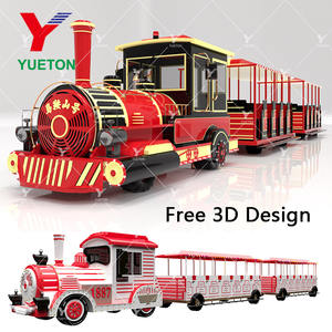 अनुकूलित लोकोमोटिव डीजल इलेक्ट्रिक पर्यटक ट्रैकलेस ट्रेन व्यापार मनोरंजन पार्क सवारी - Product Image 6