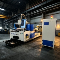 Machine de découpe laser haute performance CNC à fibre optique pour tôles métalliques épaisses, acier inoxydable et acier au carbone