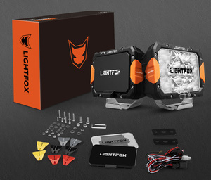 Faro LED LIGHTFOX 160W 9 Pollici, Luce di Guida LED <span class=keywords><strong>4x4</strong></span> Fuoristrada, Fari Rettangolari per Fuoristrada - Product Image 6