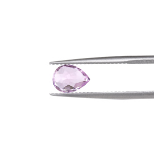 Cadermay Pierre précieuse colorée YAG (Yttrium Aluminium Garnet) de laboratoire, taille poire lavande, pour bijoux et bagues - Product Image 6