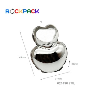 Envase de Tubo de Brillo Labial Vacío de 7 ml, Diseño Lindo <span class=keywords><strong>en</strong></span> Forma de Corazón Rosa Plateado - Product Image 5