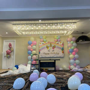 Candelabro de cristal de techo rectangular grande hecho a medida Candelabro de hotel de gama alta - Product Image 5