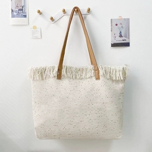 <span class=keywords><strong>2025</strong></span> Bán Buôn Chất Lượng Cao Đầy Màu Sắc Quá Khổ Tote Túi Tua Mùa Hè Bãi Biển Tote Túi Du Lịch Vải Vai Túi - Product Image 4