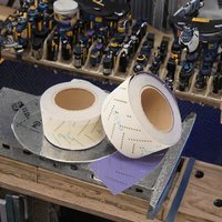 Rouleaux de papier abrasif violet personnalisables BILYX OEM, épaisseur 1 mm, dureté moyenne, alumine céramique, pour polissage de métaux