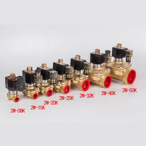 Vannes solénoïdes en laiton à ouverture normale haute température 2W-400-40 Type de commande pneumatique pour l'eau et le gaz Fournisseur de fabricant - Product Image 2