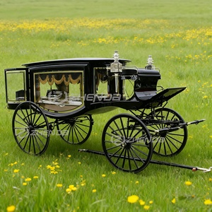 Black Trailer High-quality Electric Retro Funeral Car/electric Classic Hearse Nigeria Hot Sale - Product Image 4
