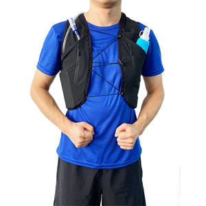 Gilet d'hydratation unisexe de haute qualité en polyester léger, sac à dos imperméable avec fermeture éclair, sport, cyclisme, marathon, course sur sentier - Product Image 5