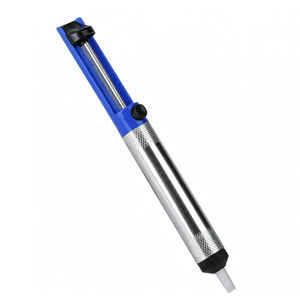 Dispositivo de succión de estaño manual con cuerpo de aleación de aluminio, herramienta auxiliar para soldador eléctrico. - Product Image 1
