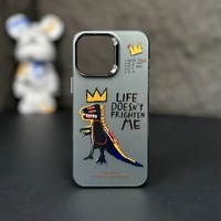 Coque de téléphone créative et colorée en argent pour iPhone 16 17 Pro Max, coque arrière transparente antichoc IMD, vente en gros