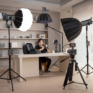 Vente Chaude Lumière Vidéo Streaming en Direct 180V 245V Ra98 150W 3200K 6500K Lumière Photographique Studio Portrait Softbox LED - Product Image 1