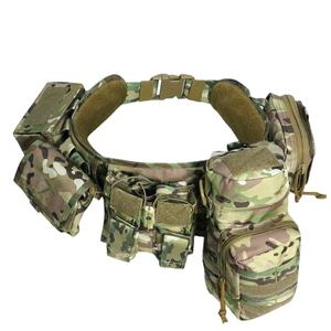 Cinturón Táctico, Conjunto de Riñonera, Cinturones Tácticos, Nuevo Estilo, Personalizado, para Entrenamiento al Aire Libre, Hebilla Rápida, Bolsa Molle, Cinturón Táctico para Hombre - Product Image 1