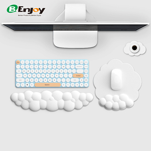Chất lượng cao đám mây hình bàn phím <span class=keywords><strong>pad</strong></span> với phần còn lại cổ tay mềm Chuột Mat 265x250x20mm cho chơi game Bàn thiết lập trong kho - Product Image 3