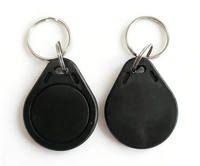 Porte-clés RFID étanche en ABS avec puce NFC, inscriptible T5577 125kHz, F08 13.56MHz pour Hôtels et Paiements (Vente en gros)