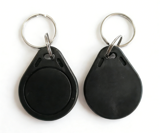 Wholesale ABS NFC Waterproof Key Fob Tag Writable T5577 125kHz RFID Keyring 13.56MHz F08 RFID Hotel & Payment