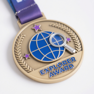 Medallas <span class=keywords><strong>de</strong></span> Premio Personalizadas con Logotipo Grabado para Niños, Premio <span class=keywords><strong>de</strong></span> Competencia <span class=keywords><strong>de</strong></span> Matemáticas y Ciencias, Premio <span class=keywords><strong>de</strong></span> Logro Educativo Infantil - Product Image 3