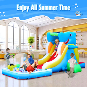 Outdoor Bouncing Castle for Kids Trampoline Inflatable House Water <b>Slide</b> NBHL-059 Backyard Home Used Kids Toys Inflatable Bounci - Product Image 2