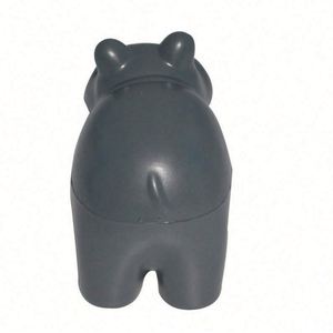 Custom Logo Promotional <b>Gifts</b> PU Foam Hippo Shape Stress Ball Hippo Anti Stress Ball Reliever Toy for Kids - Product Image 2