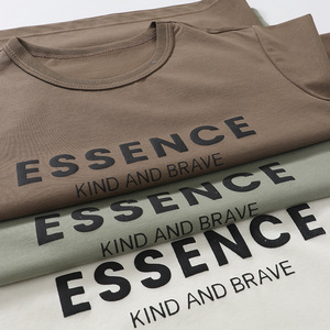 Camiseta Extra Grande 100% Algodón, Personalizada con Logotipo 3D en Espuma, Camiseta con Estampado Puff para Hombre - Product Image 1