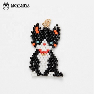 MI-P180006 Moyamiya Miyuki piedra Miyuki de las mujeres accesorios gato lindo Kkitten al por mayor turco colgante de joyería - Product Image 1