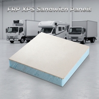 FRP XPS Verbund-Sandwichplatten Leichtgewichtige Hochfeste Wärmedämmplatten für Wohnmobil-LKW-Aufbau Wohnwagen-Wand-Dach